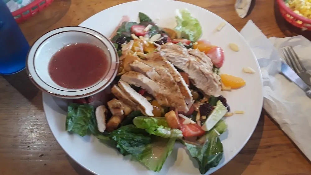 Strawberry Chicken Salad with Raspberry Vinaigrette